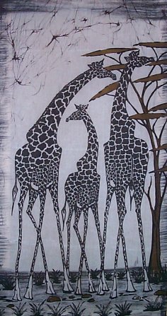 Giraffes Batik